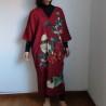 Abito-camicia lunga marroncino