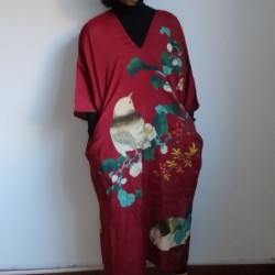 Casual dress Redbrown