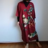 Abito-camicia lunga marroncino