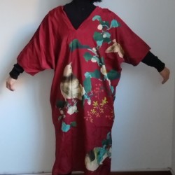 Abito-camicia lunga marroncino
