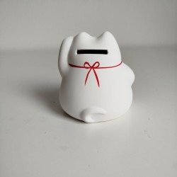 Small White-Cat piggy bank