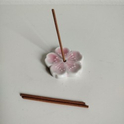 Incenso holder -Cherry blossom White