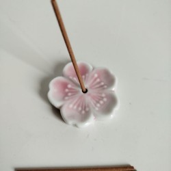 Incenso holder -Cherry blossom White