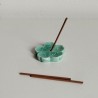 Incenso holder -Cherry blossom Emerald green
