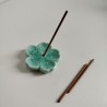 Incenso holder -Cherry blossom Emerald green