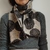Short stole in Jacquaurd Cotton