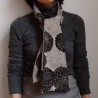 Short stole in Jacquaurd Cotton