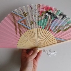 Ventaglio nobile dama di Heian