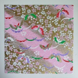Origami 15cm gold- silver yuzen