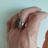 Anello Bottone crisantemi