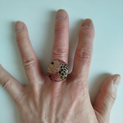 Anello Bottone crisantemi