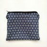 Mini pouch Asanoha navy