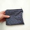 Mini pouch Asanoha navy