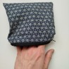 Mini pouch Asanoha navy