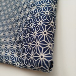 Mini pouch Asanoha navy