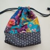 Kinchaku sack Blue