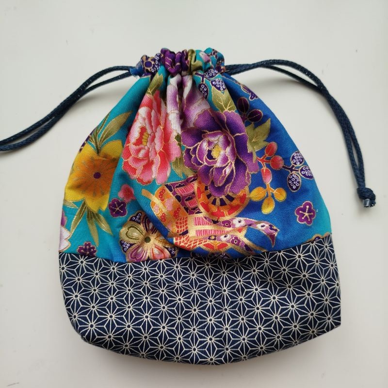Kinchaku sack Blue
