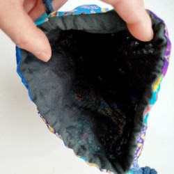 Kinchaku sack Blue