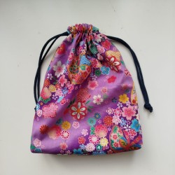 Kinchaku sack Purple