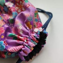 Kinchaku sack Purple
