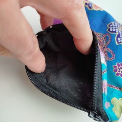 Purse- pouch Blue
