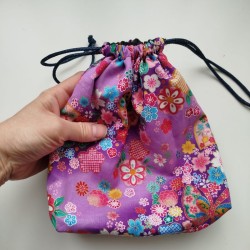 Kinchaku sack Purple