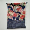Kinchaku sack flat, navy