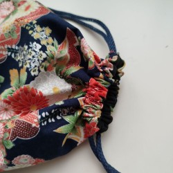 Kinchaku sack flat, navy
