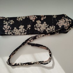 Cintura obi in cotone giapponese -ciliegio