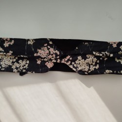 Obi belt in japanese cotton -cherry blossoms