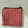 mini Purse- Asanoha bordeux