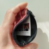 mini Purse- Asanoha bordeux