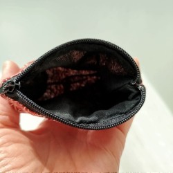 mini Purse- Asanoha bordeux