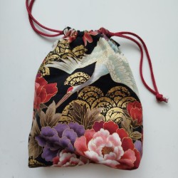 Kinchaku sack Cranes