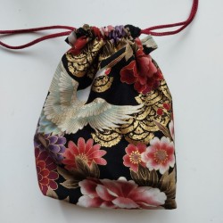 Kinchaku sack Cranes