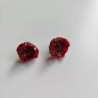 Stud earrings Origami Lotus
