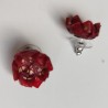 Stud earrings Origami Lotus