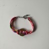 Chirimen cord bracelet with 5yen