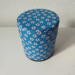 Washi tea container Tin box
