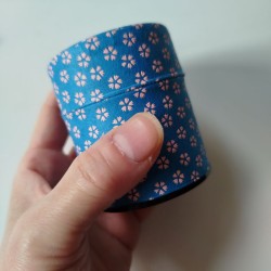 Washi tea container Tin box