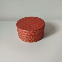 Washi container Tin box -red