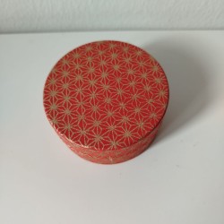 Washi container Tin box -red