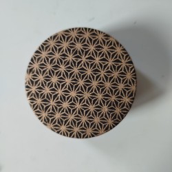 Washi container Tin box -black