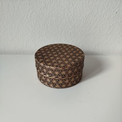 Washi container Tin box -black