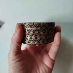 Washi container Tin box -black