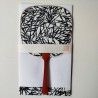 Paperfan card Navy
