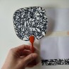 Paperfan card Navy