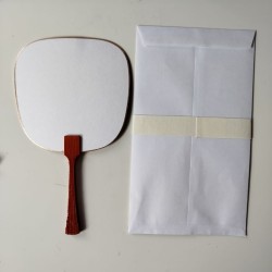 Paperfan card Cherry blossoms
