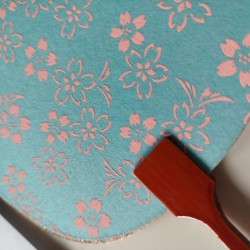 Paperfan card Cherry blossoms