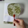 Paperfan card Green